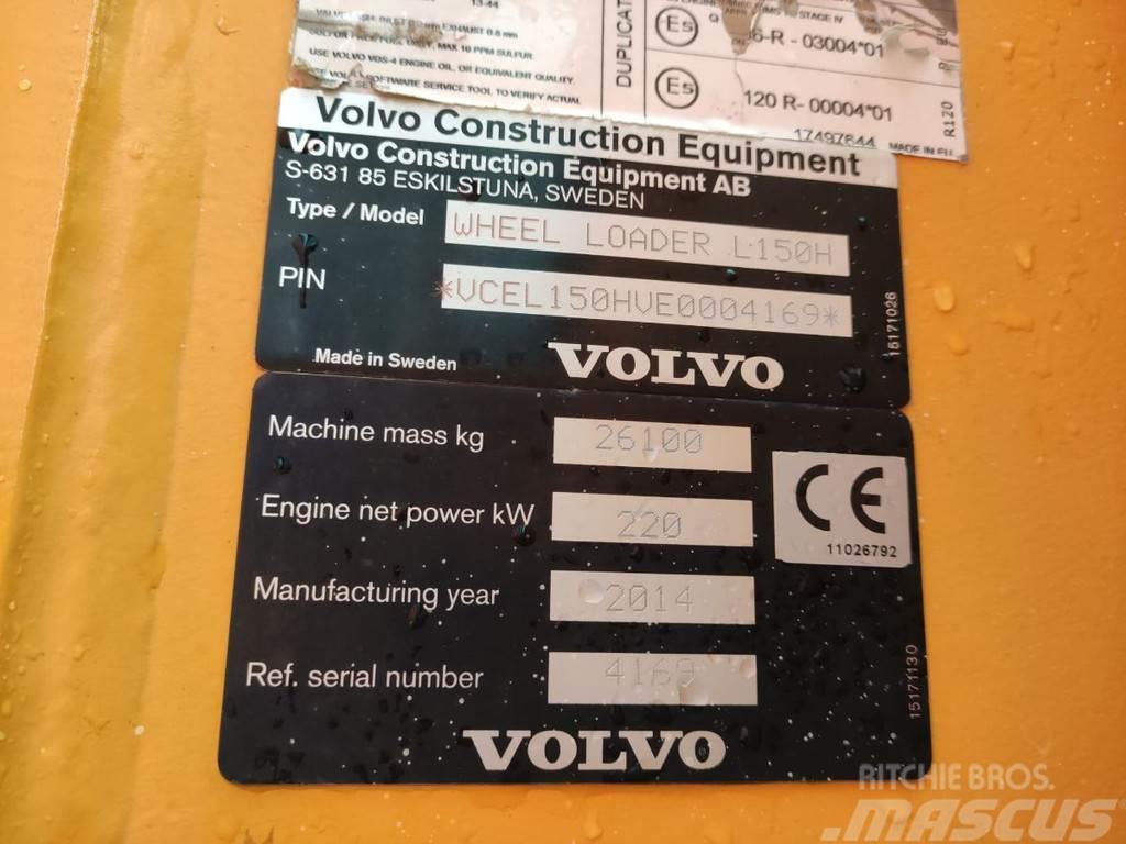 Volvo L 150 H 4x4 AdBlue and DPF programmed off Chargeuse sur pneus