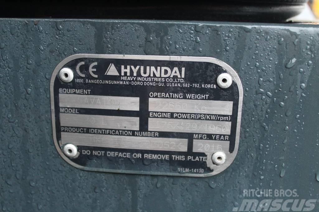 Hyundai HX 220 L / Pyörittäjä, Leica 3D, Rasvari, Lämmitin Pelle sur chenilles