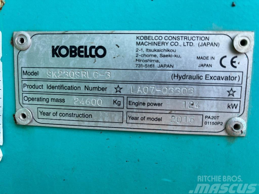 Kobelco SK 230 SR LC-3 Pelle sur chenilles