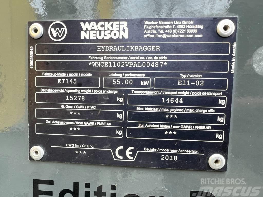 Wacker Neuson ET 145 Pelle sur chenilles