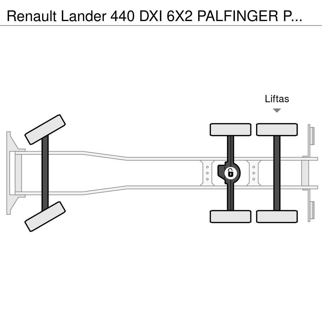 Renault Lander 440 DXI 6X2 PALFINGER PK12000 Grues tout terrain