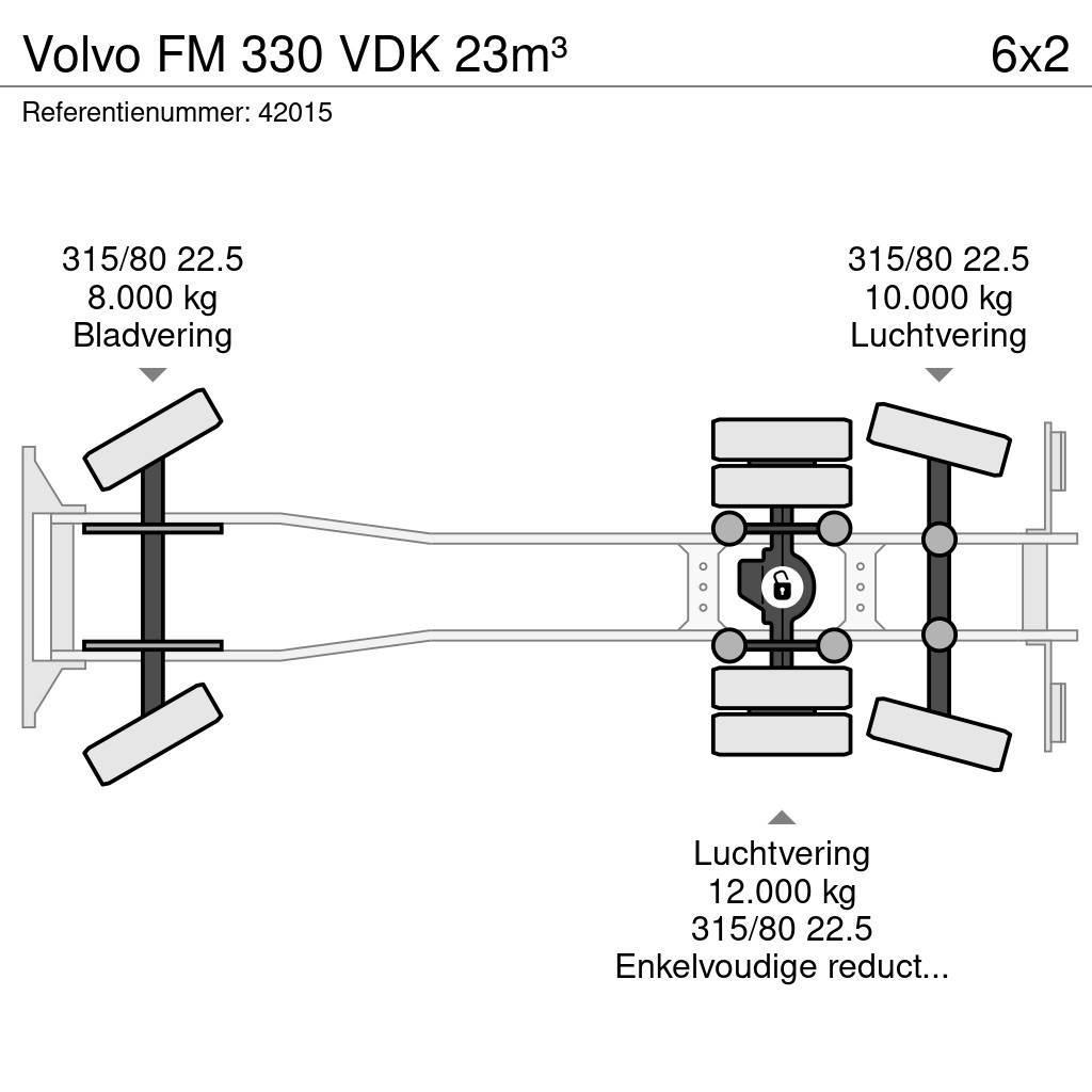 Volvo FM 330 VDK 23m³ Camion poubelle