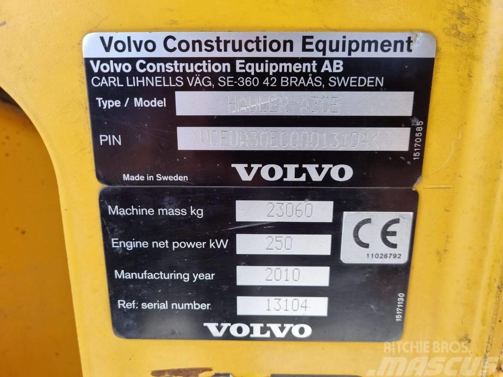 Volvo Wozidło Dumper VOLVO A30E 6x6 Tombereau articulé