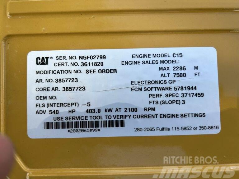 CAT C15 - Unused - 540 HP - Arr. 385-7723 Moteur