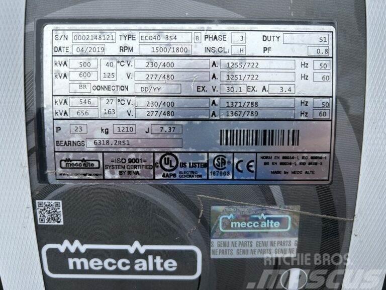 CAT Mecc Alte Eco40 3S4 - Unused - 600 kVa Autres générateurs