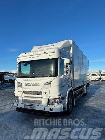 Scania P280B4x2NB m/Närko skappåbygg, sideåpning og baklø Camion Fourgon