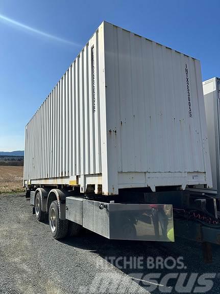  Trailerbygg Container med port, henger med lift, m Autre remorque