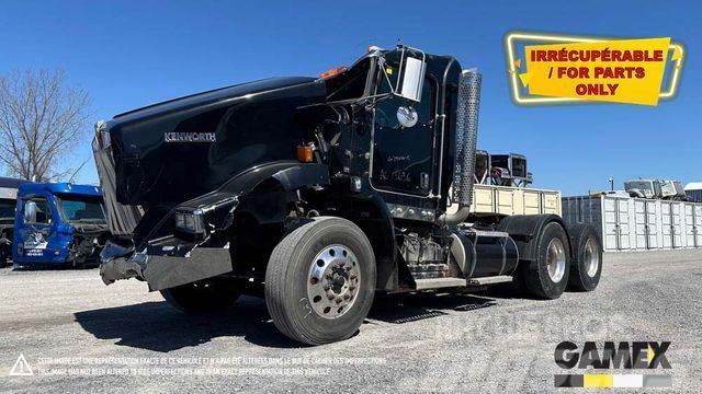 Kenworth T800 DAMAGED DAY CAB TRUCK Tracteur routier