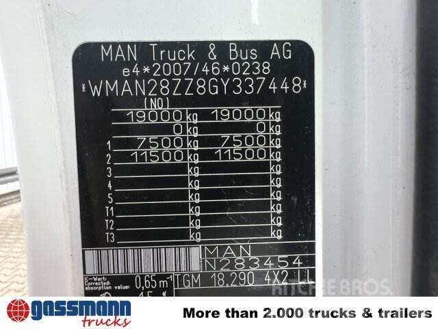 MAN TGM 18.290 4X2 LL, Iso-Koffer, Seitentüren Links, Camion Fourgon