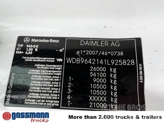 Mercedes-Benz Arocs 2645 K 6x4, Heckkran Hiab Jonsered 1300RS83, Camion benne