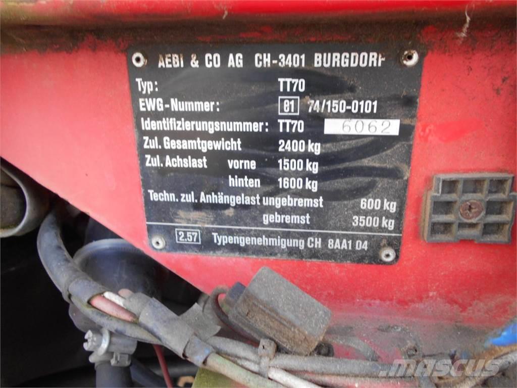 Wiedenmann TT70 Tondeuses montées
