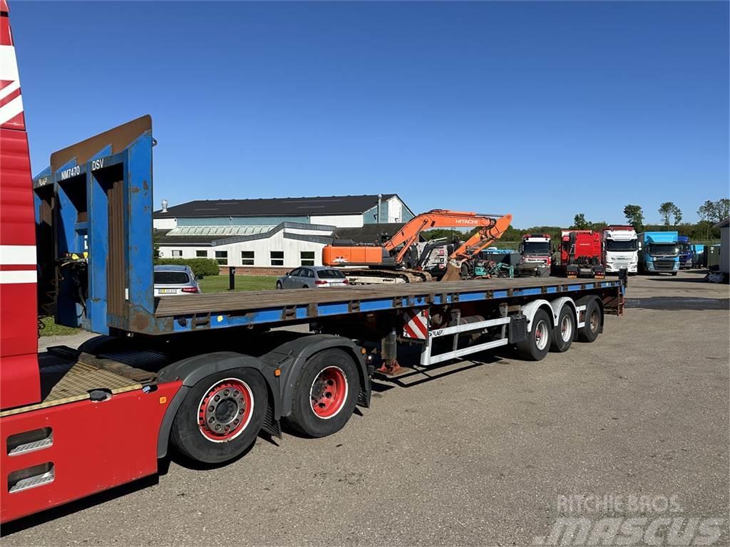  L A G Udtræks trailer + 7,40m udtræk Semi remorque surbaissée