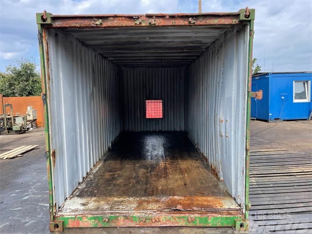  20FT container uden døre, til dyrehold eller lign. Conteneurs de stockage