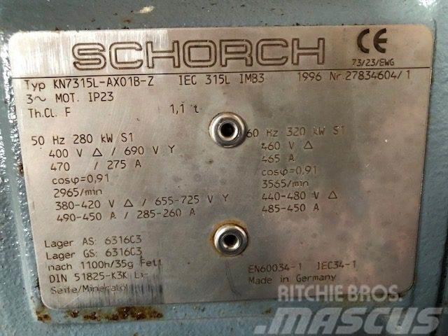  280/320 kW Schorch KN7315L-AX01B-Z E-Motor Moteur