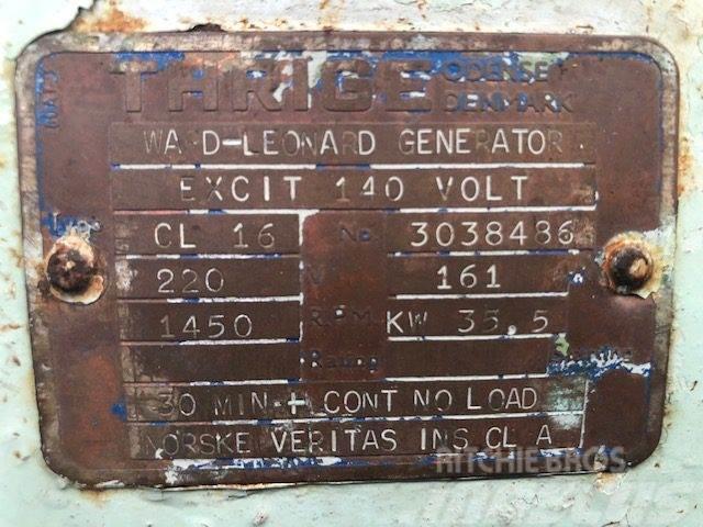 35.5 kW Thrige CL 16 Generator Autres générateurs