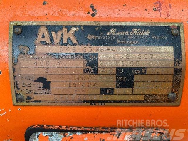  40 kVA AVK DKB 25/8-4 Generator Autres générateurs