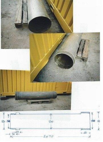 Casings 400 mm x 2070 mm - ca. 1000 stk Équipement de pipeline