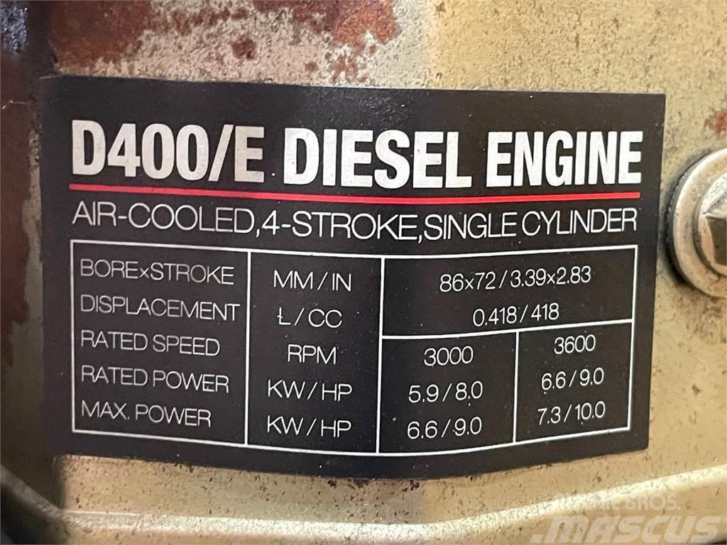  Diesel engine D400/E - 1 cyl. Moteur