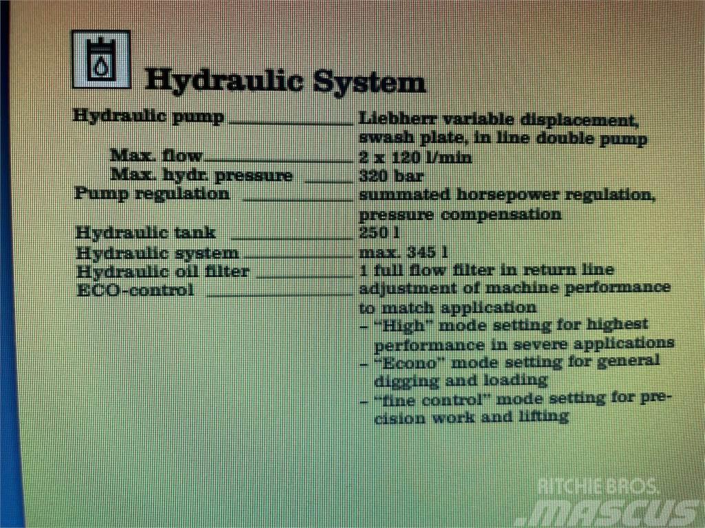 Hydr. pumpe ex. Liebherr R312, Rexroth Hydraulique