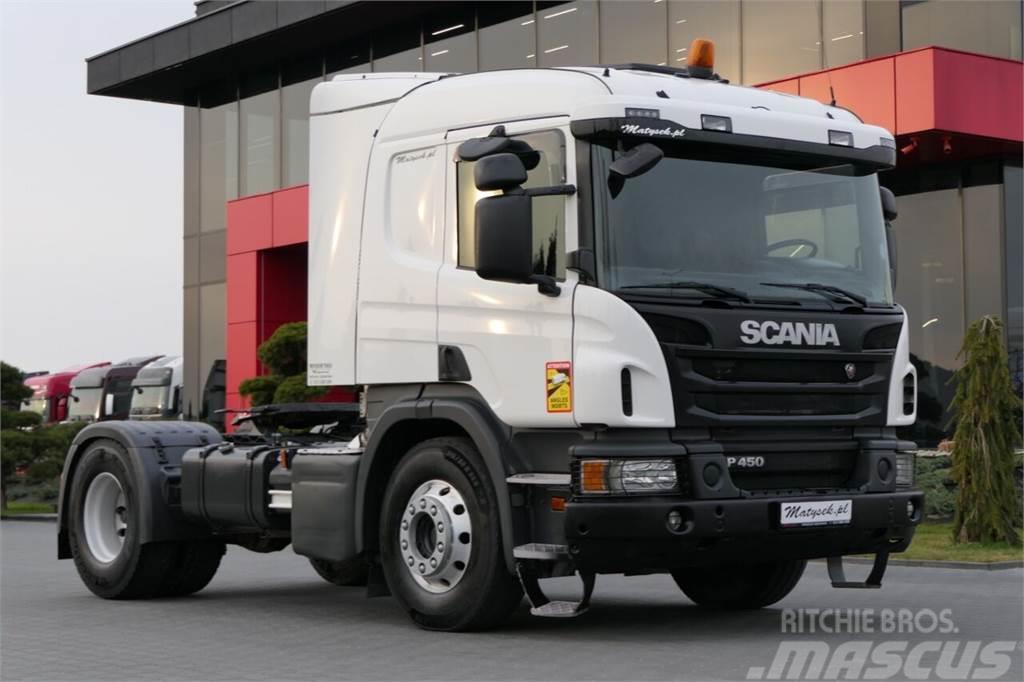 Scania P 450 / RETARDER / HYDRAULIKA / NISKA KABINA / WAG Tracteur routier