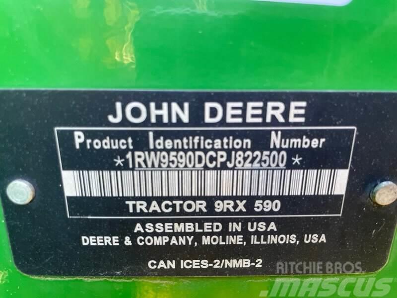 John Deere 9RX 590 Tracteur