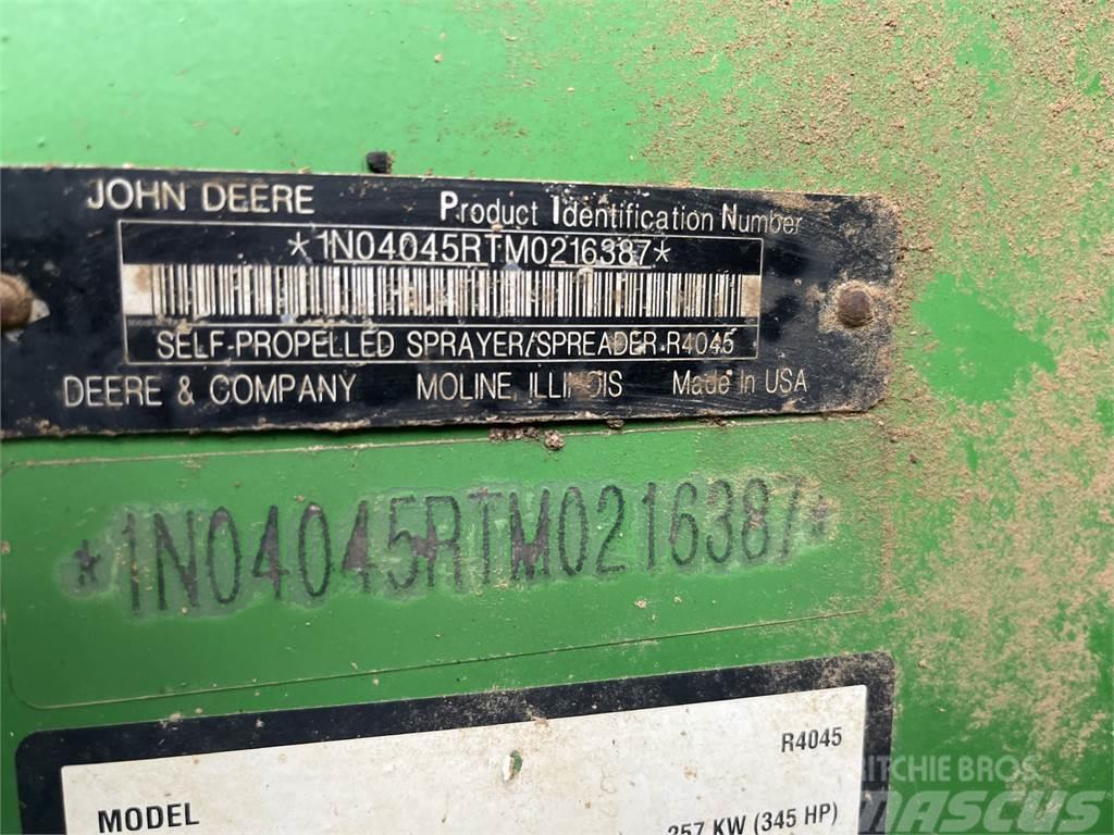 John Deere R4045 Pulvérisateurs traînés