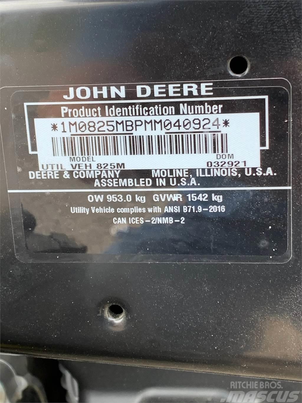 John Deere XUV 825M S4 Mini utilitaire