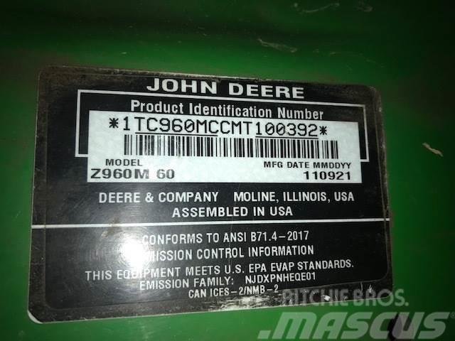 John Deere Z960M Tondeuses à rayon de braquage zéro