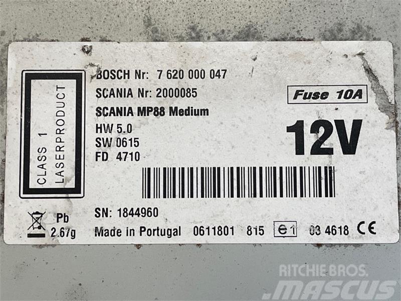 Scania SCANIA RADIO 2000085 Autres pièces