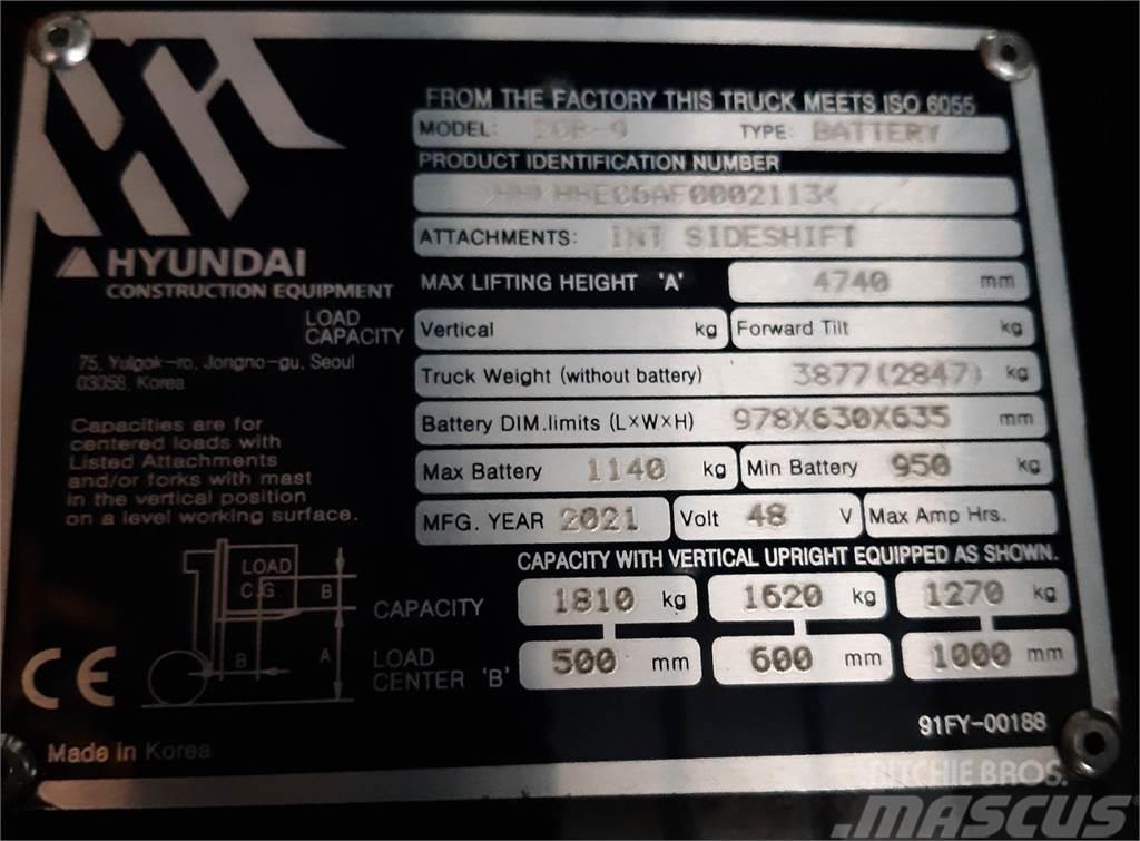 Hyundai 20B-9 TS470 Chariots élévateurs électriques
