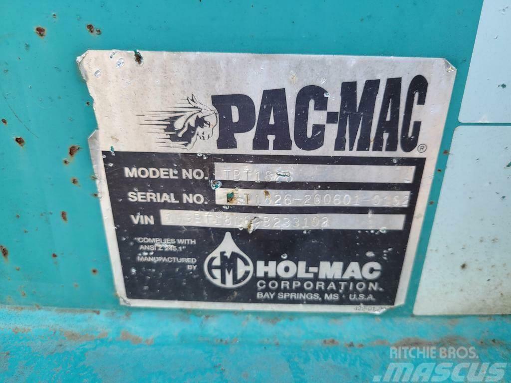  PAC-MAC TBT828 Remorque benne