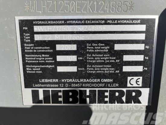 LIEBHERR LH 22 M LITRONIC, UMSCHLAGBAGGER, LIKUFIX Pelle sur pneus