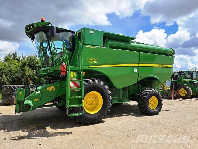John Deere S670 HILLMASTER Moissonneuse batteuse