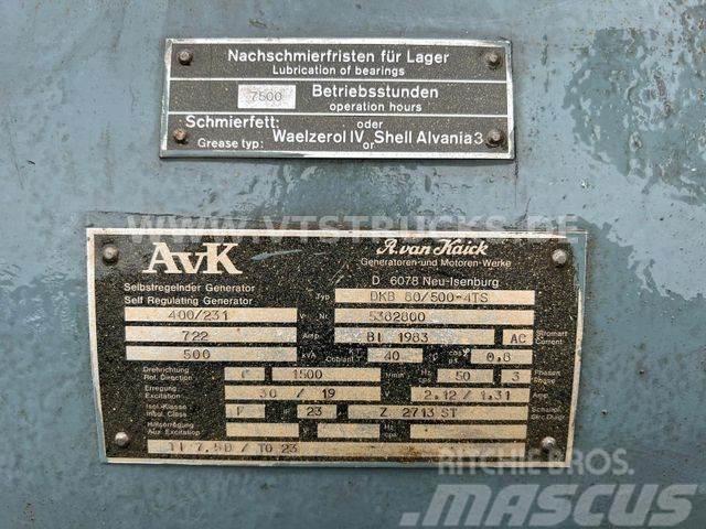 AVK DKB 80/500-4TS Stromgenerator 400V 500 kVA Autres accessoires