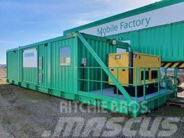  Container,autark,Strom,Hydr.,Druckl.,WC,Küche Générateurs diesel