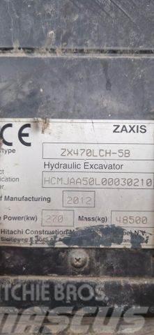 Hitachi ZX 470 LCH Pelle sur chenilles