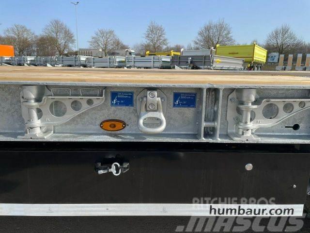 Humbaur 3-A-Tieflader Luftgef/3mPaket/Hydraulik/Verzinkt Remorque surbaissée