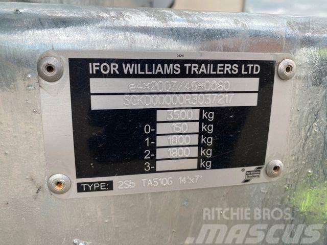 Ifor Williams TA35 for animal transport NEW,NOT REGISTRED 217 Remorque bétaillère