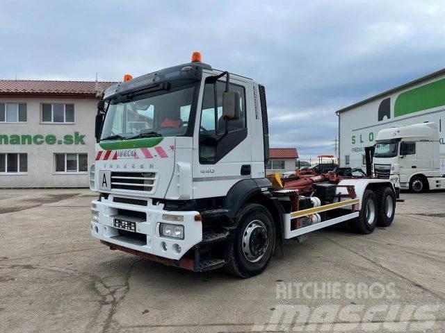 Iveco TRAKKER 260S 440 6x2 for container transport 510 Camion ampliroll