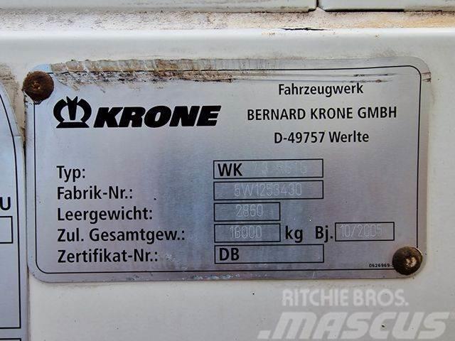 Krone WK 7.3 RSTG / Textil / Koffer / Rolltor Plateformes
