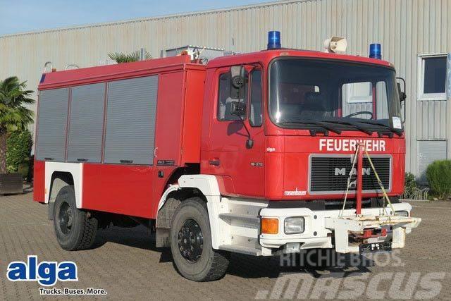 MAN 19.372 4x4, Feuerwehr, Rosenbauer, Allrad, 370PS Autre camion