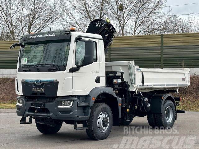 MAN TGM 18.320 4x4 Euro6e Hiab X-HiDuo 138DS-3 Camion benne