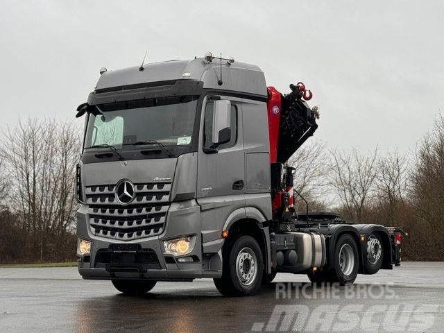 Mercedes-Benz Arocs 2552 6x2 Lift Achse HMF 4020 Tracteur routier