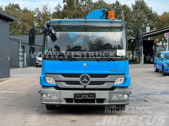 Mercedes-Benz Atego 822 4x2 MEILLER mit HMF Ladekran Camion benne