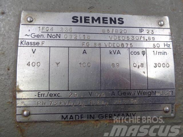  Notstromaggregat 68 KVA MWM Mercedes / Siemens Générateurs diesel