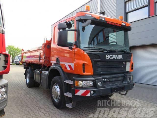 Scania P 410 4x2 2-Achs Kipper Meiller Bordmatik Camion benne
