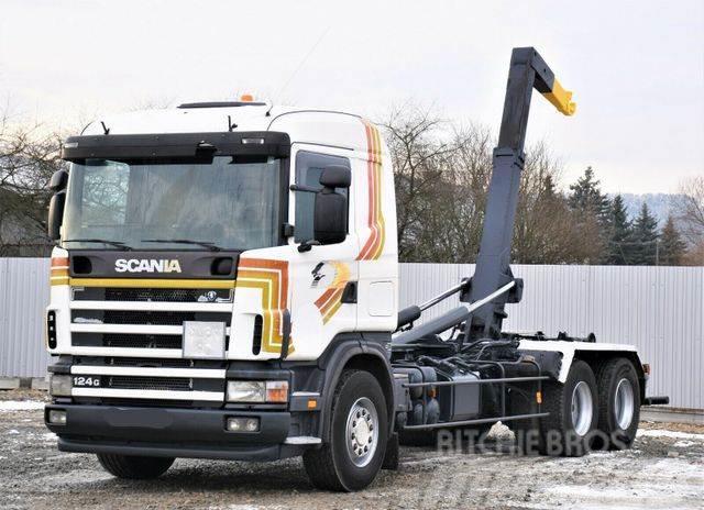 Scania R124 470 Abrollkipper *6x2* Top Zustand ! Camion ampliroll