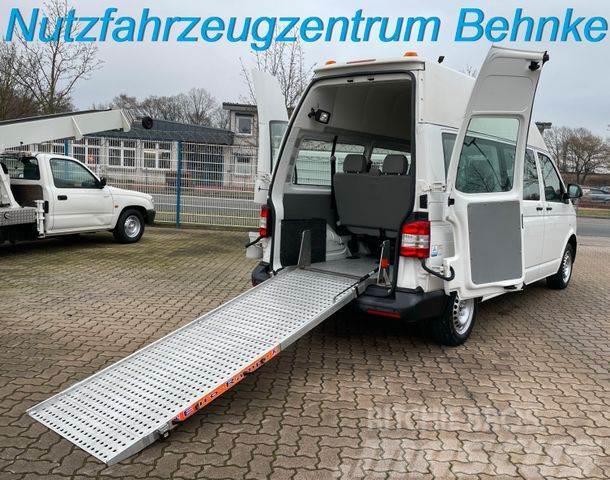 Volkswagen T5 Kombi/ 8 Sitze/ AC/ AMF Rollstuhlrampe Voiture
