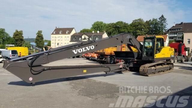 Volvo Ec 250 DNL mit Neu Long REach Arm 16 m Pelle sur chenilles