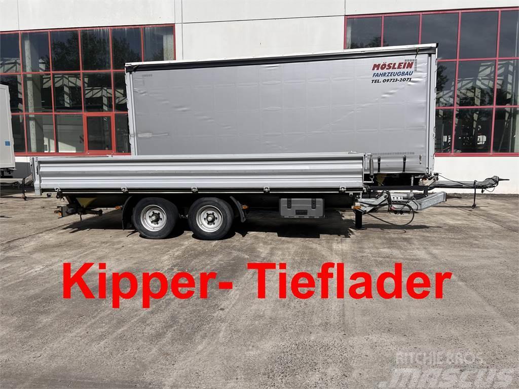  TK Tandemkipper- Tieflader, 5.53 m LadeflächeWeni Remorque benne
